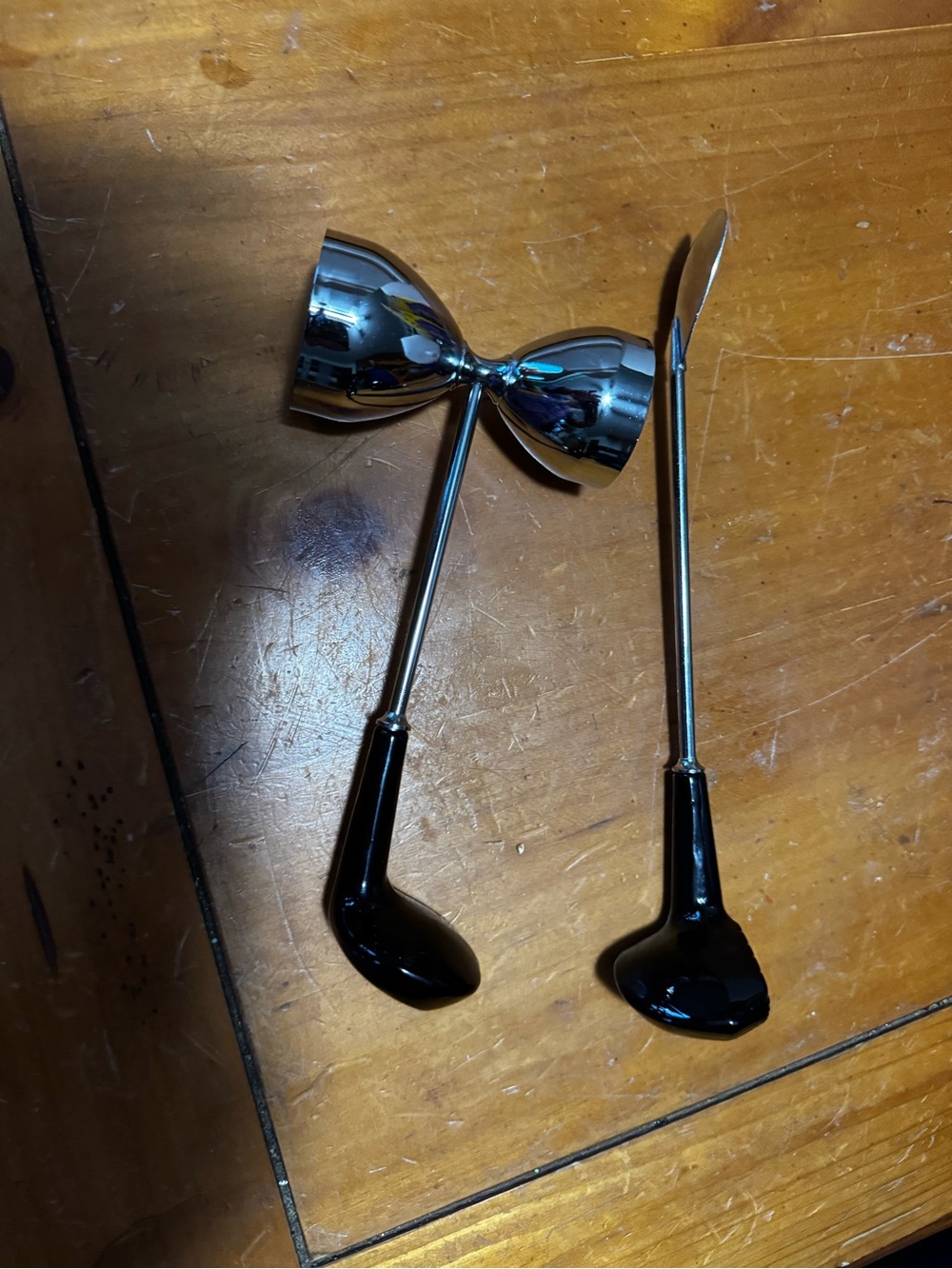 Vintage golf club drink mix set